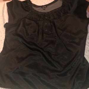 Black and white Poka Dot Blouse